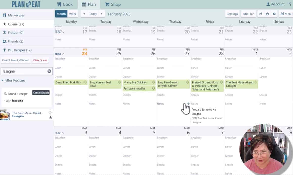 Weekly Meal Planning with Plan to Eat: A Real-Life Look
