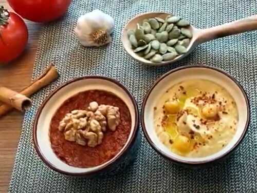 2 Easy Dip Recipes (Hummus & Muhammara) - Food & Recipes