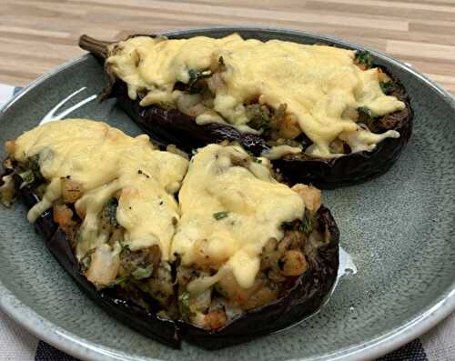 Baked Stuffed Eggplants With Shrimp (Greek Style Recipe) - Food & Recipes