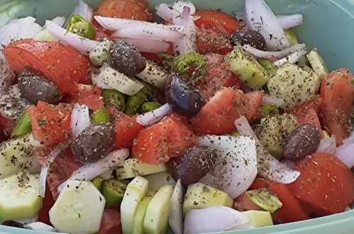 Best Greek Salad Recipe With Feta Cheese - Food & Recipes