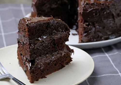 Easy 3 Layer Chocolate Cake Recipe From Scratch (So Moist & Hearty) - Food & Recipes