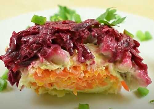 Herring Under A Fur Coat Recipe (Russian Shuba Salad) - Food & Recipes