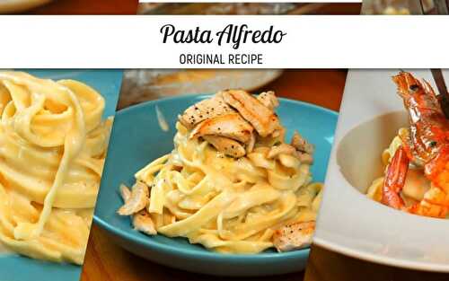 Homemade Fresh Fettuccini Pasta + 2 Best Alfredo Sauce Toppings (Chicken & Shrimp) - Food & Recipes