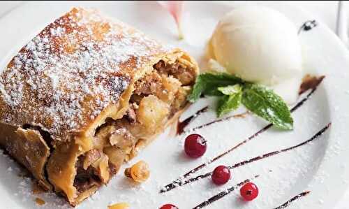 Quick & Easy Apple Strudel Recipe With Puff Pastry - Food & Recipes