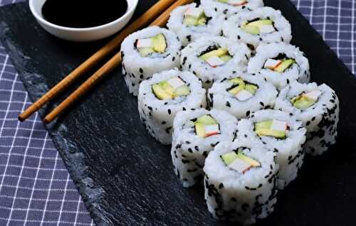 Simple Homemade California Rolls Recipe - Sushi (Easy To Make) - Food & Recipes