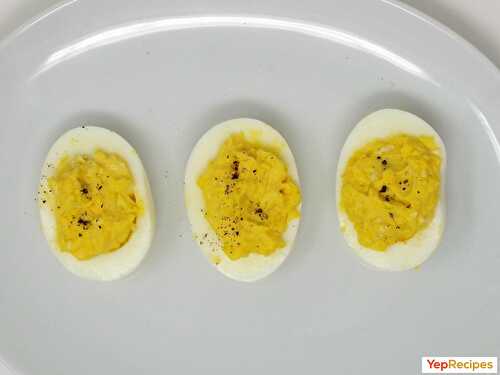 Blue Cheese Deviled Eggs