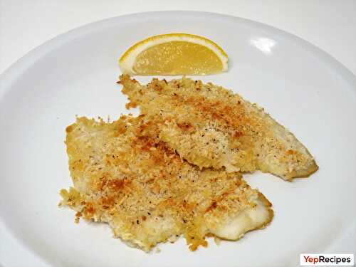 Parmesan and Garlic Baked Flounder