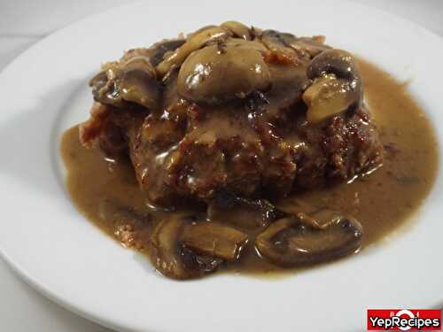 Meatloaf with Mushroom Gravy