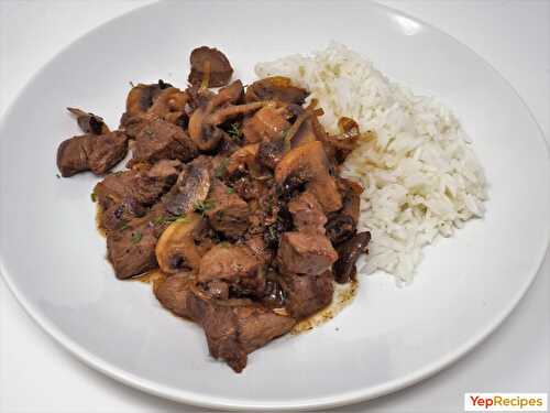 Sizzling Sirloin Tips with Jasmine Rice