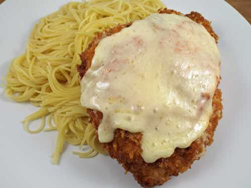 Chicken Parmesan with Angel Hair