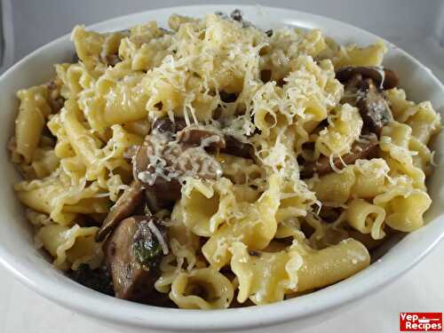 Mushroom and Spinach Campanelle