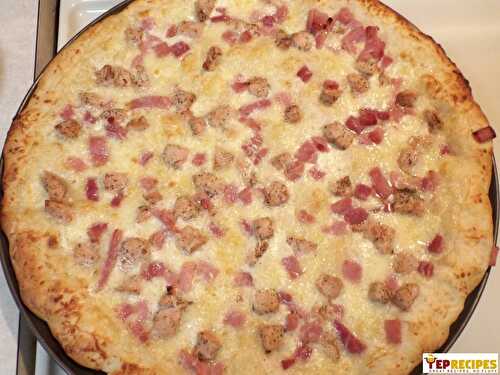 Chicken Cordon Bleu Pizza