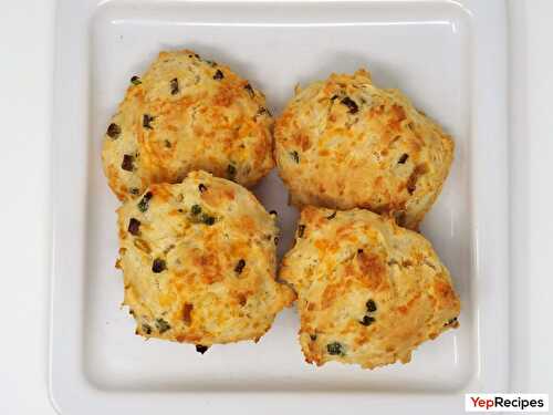 Cheddar and Green Onion Drop Biscuits