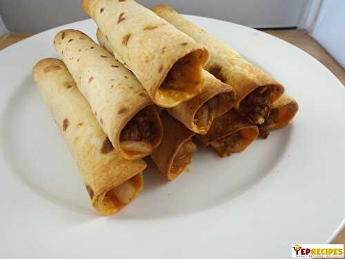 Oven Baked Beef Taquitos