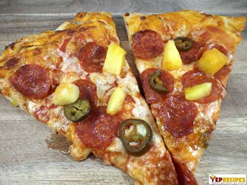 Pepperoni, Pineapple & Jalapeno Pizza