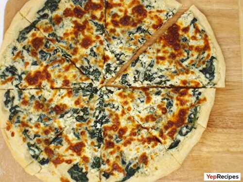 Cottage Cheese and Spinach Pizza