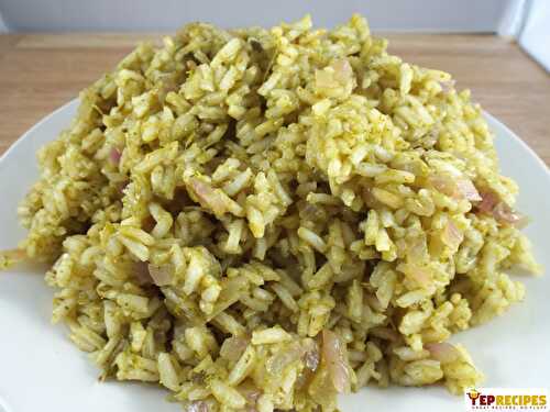 Poblano Rice with Cilantro & Lime