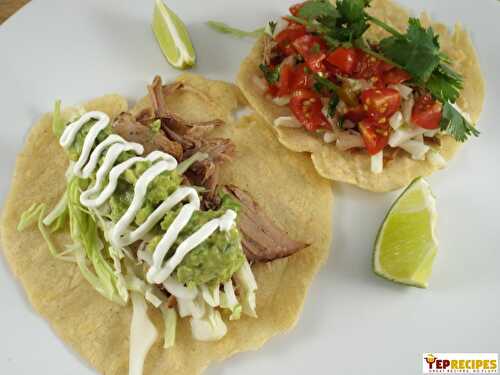 Taco Carnitas with Homemade Tortillas