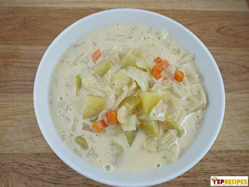 Creamy Cabbage and Potato Soup