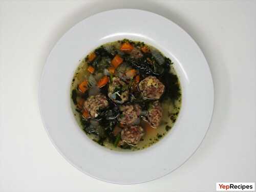 Meatball and Spinach Soup