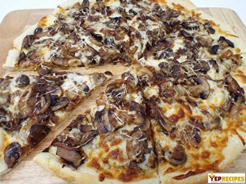 Mushroom and Caramelized Onion Pizza
