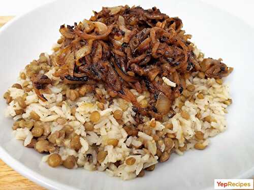 Mujadara (Lebanese Lentils and Rice)