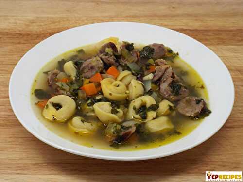 Sausage and Tortellini Soup