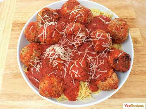 Spaghetti and Turkey Quinoa Meatballs