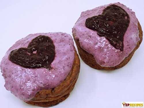 Sweetener Free Blueberry Cupcakes