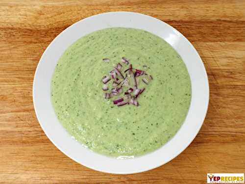 Chilled Cucumber and Avocado Soup