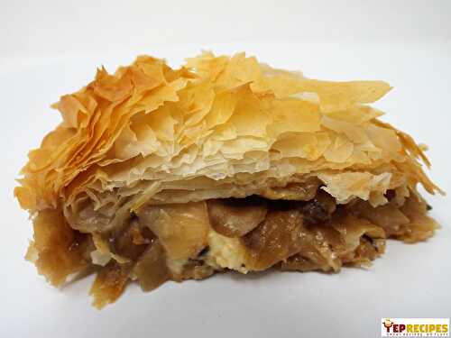 Manitaropita (Greek Mushroom Pie)