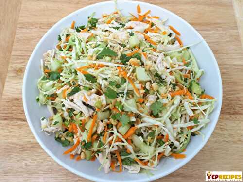 Thai Chicken Salad with Chili Lime Dressing