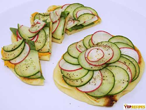 Vegan Cold Mini Pizzas