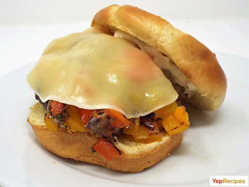 Italian Portobello and Pepper Sandwiches