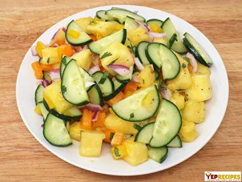 Pineapple and Cucumber Salad