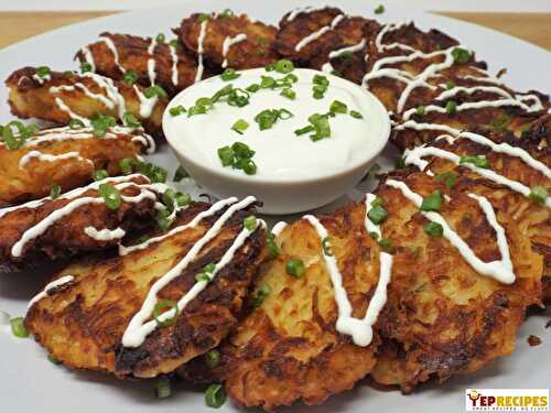 Apple & Sauerkraut Latkes