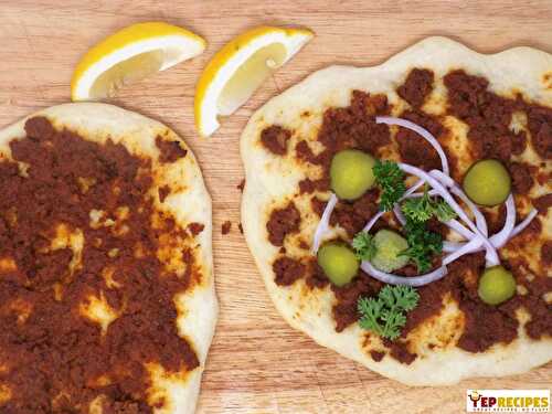 Beef Lahmacun (Turkish Pizza)
