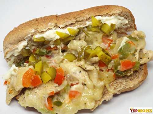 Quick Chicken Cheesesteaks