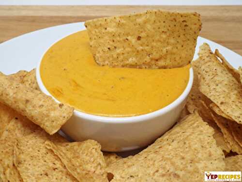 Vegan Queso with Green Chilies