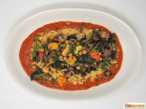 Harissa Vegetables with Shakshuka Sauce