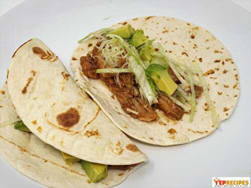 Ancho Chile Chicken Soft Tacos
