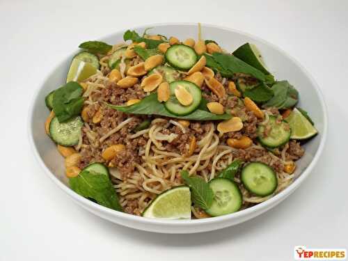 Cold Pork and Rice Noodles