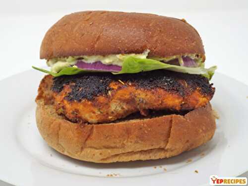 Blackened Chicken Sandwiches with Avocado Mayo