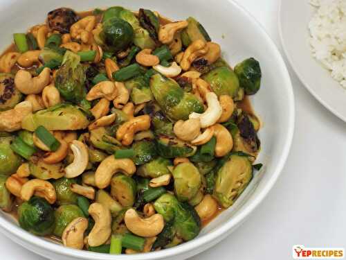 Cashew Brussels Sprouts