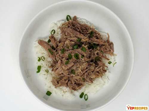 Sichuan Peppercorn Pulled Pork and Jasmine Rice