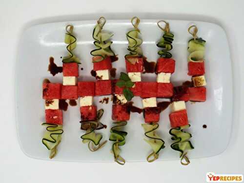 Watermelon and Feta Skewers