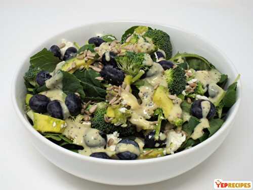 Blueberry, Broccoli, and Kale Salad