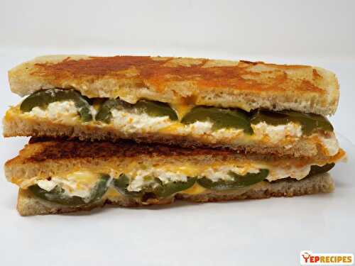 Jalapeno Popper Grilled Cheeses