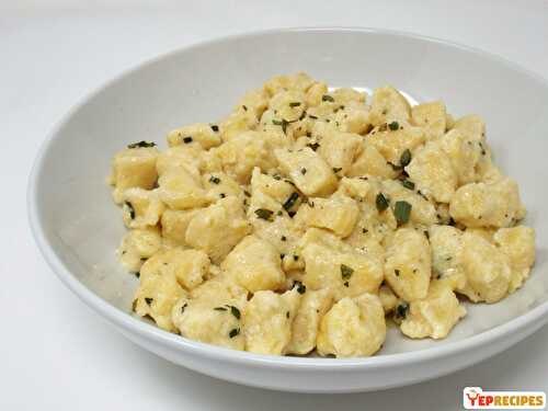 Ricotta Cheese Gnocchi with Sage Butter