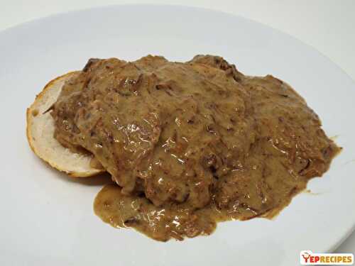 Slow Cooker Creamed Beef
